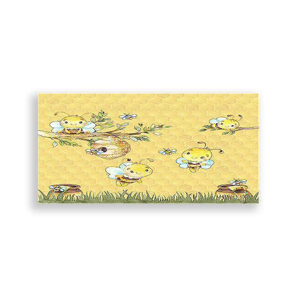 Painel Retangular - Abelhas - Sublimado 3D