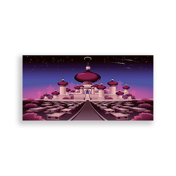 Painel Retangular - Aladdin Jasmine - Sublimado 3D
