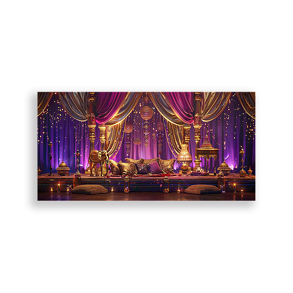 Painel Retangular - Aladdin Jasmine - Sublimado 3D