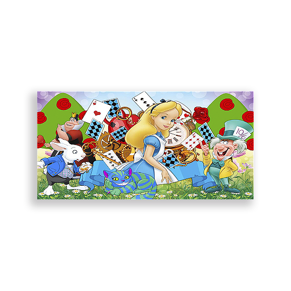 Painel Retangular - Alice - Sublimado 3D