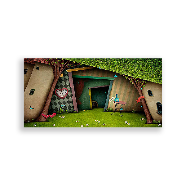 Painel Retangular - Alice - Sublimado 3D