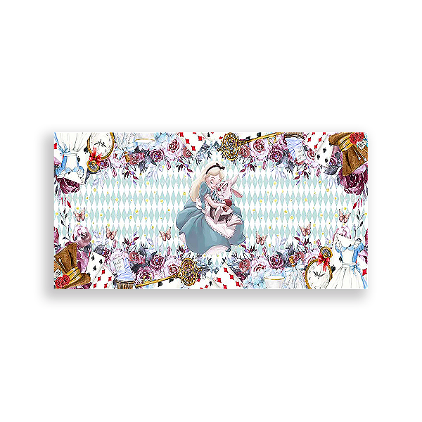 Painel Retangular - Alice - Sublimado 3D