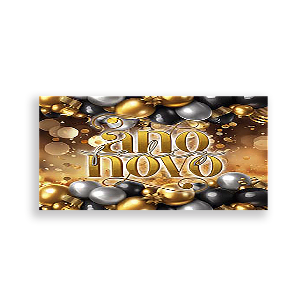 Painel Retangular - Ano Novo - Sublimado 3D