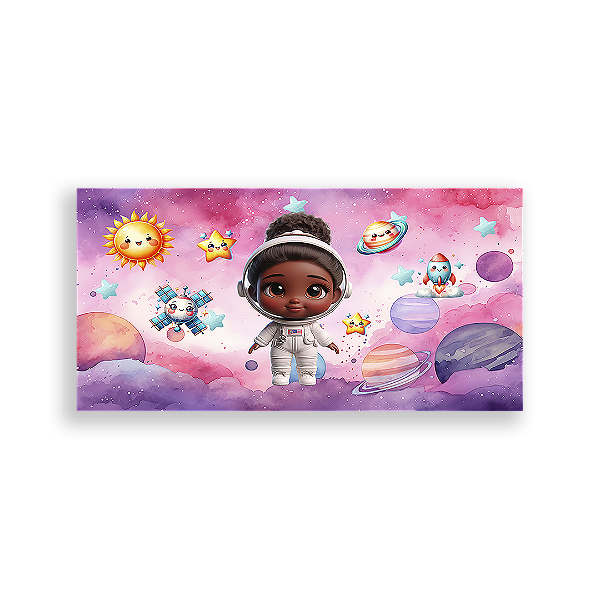Painel Retangular - Astronauta - Sublimado 3D