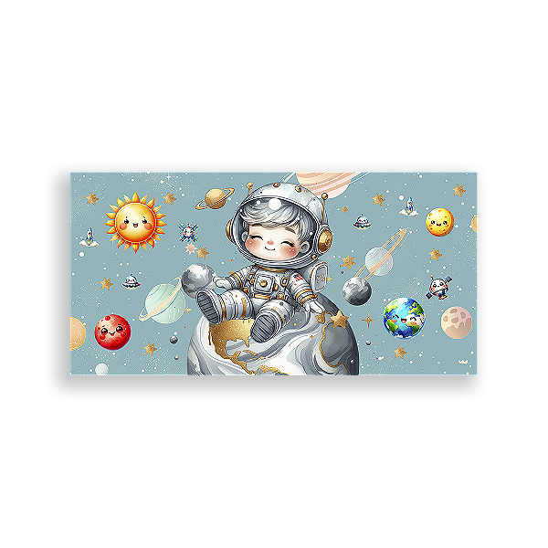 Painel Retangular - Astronauta - Sublimado 3D