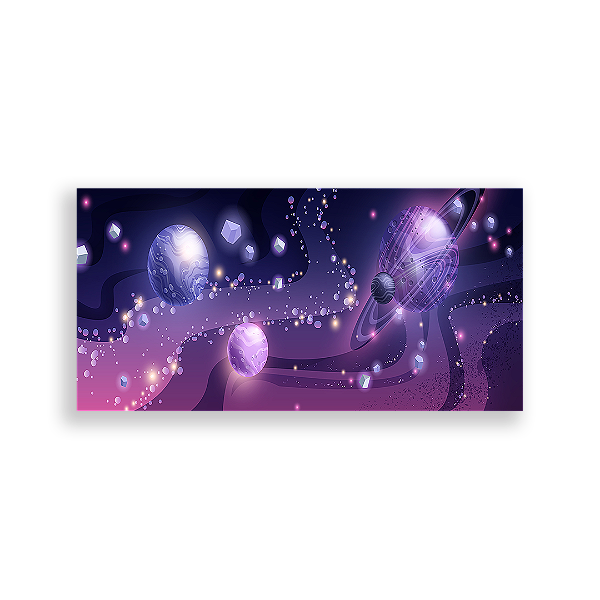 Painel Retangular - Astronauta - Sublimado 3D