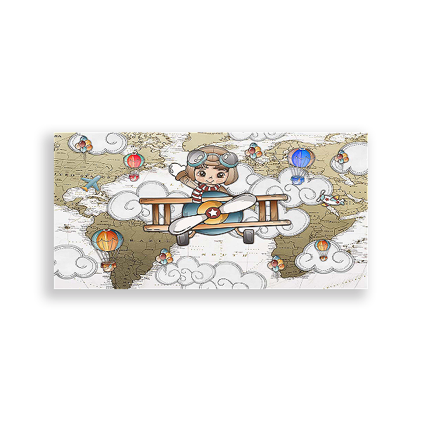 Painel Retangular - Aviador - Sublimado 3D