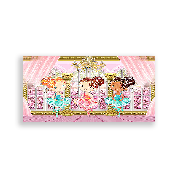 Painel Retangular - Bailarinas - Sublimado 3D