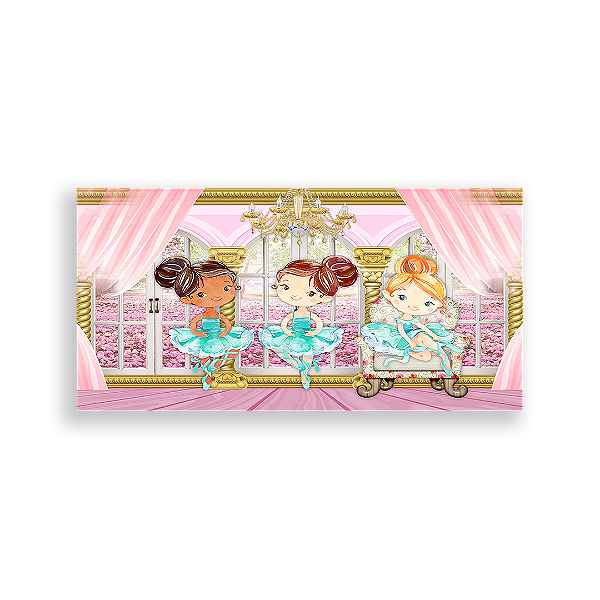 Painel Retangular - Bailarinas - Sublimado 3D