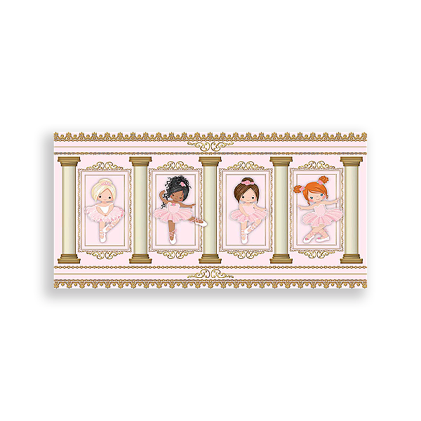 Painel Retangular - Bailarinas - Sublimado 3D