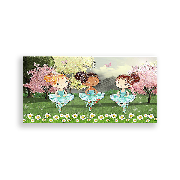 Painel Retangular - Bailarinas - Sublimado 3D