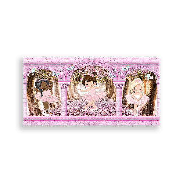 Painel Retangular - Bailarinas - Sublimado 3D