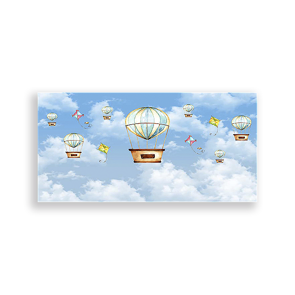 Painel Retangular - Balões - Sublimado 3D