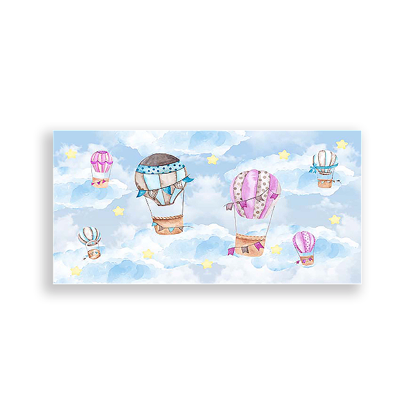 Painel Retangular - Balões - Sublimado 3D
