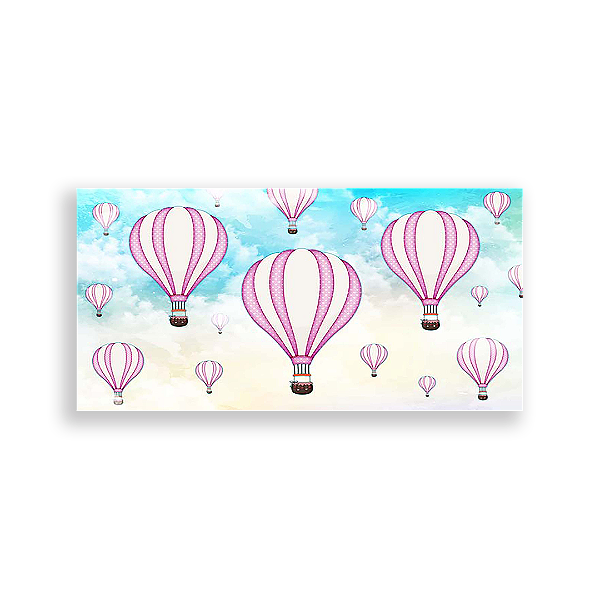 Painel Retangular - Balões - Sublimado 3D