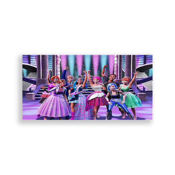 Painel Retangular - Barbie - Sublimado 3D