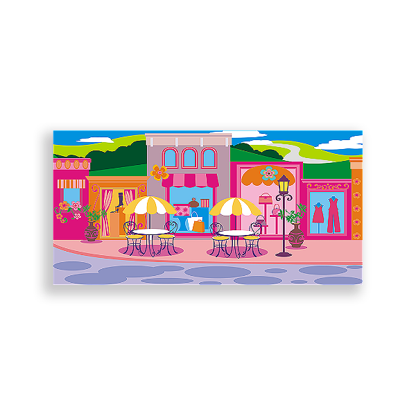 Painel Retangular - Barbie - Sublimado 3D