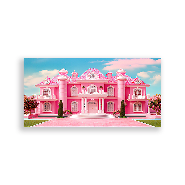 Painel Retangular - Barbie - Sublimado 3D