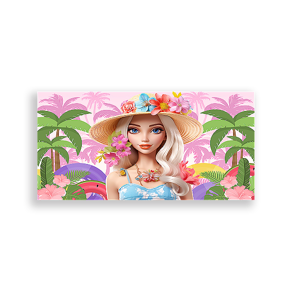 Painel Retangular - Barbie - Sublimado 3D