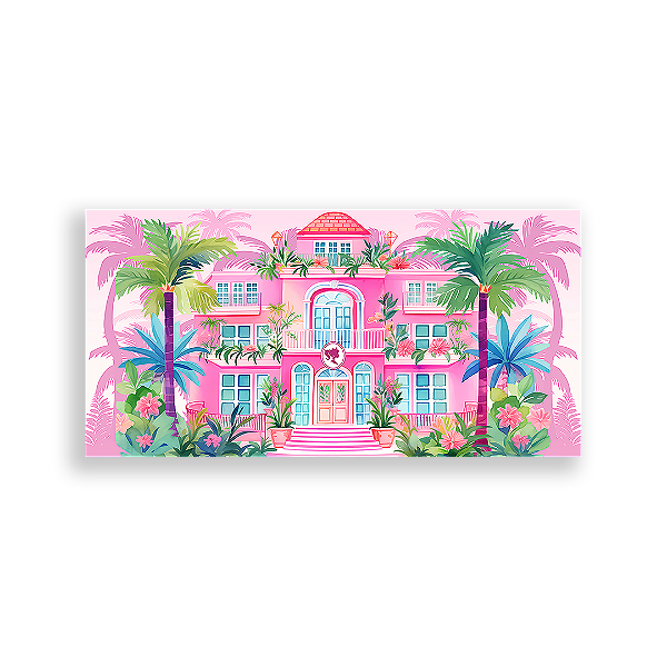 Painel Retangular - Barbie - Sublimado 3D