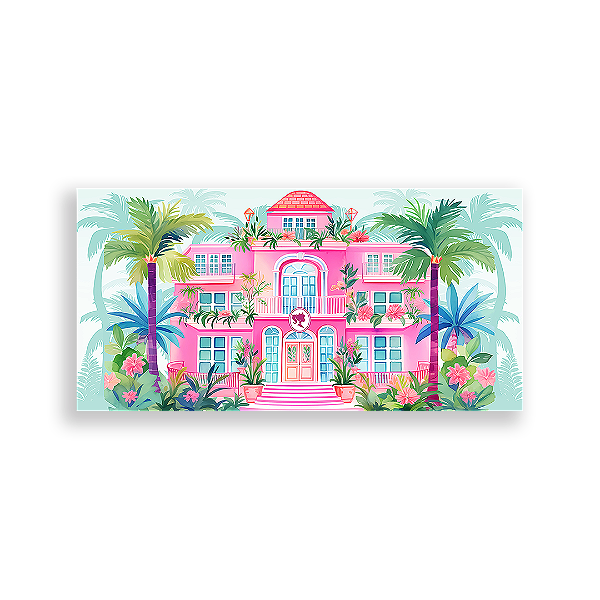 Painel Retangular - Barbie - Sublimado 3D