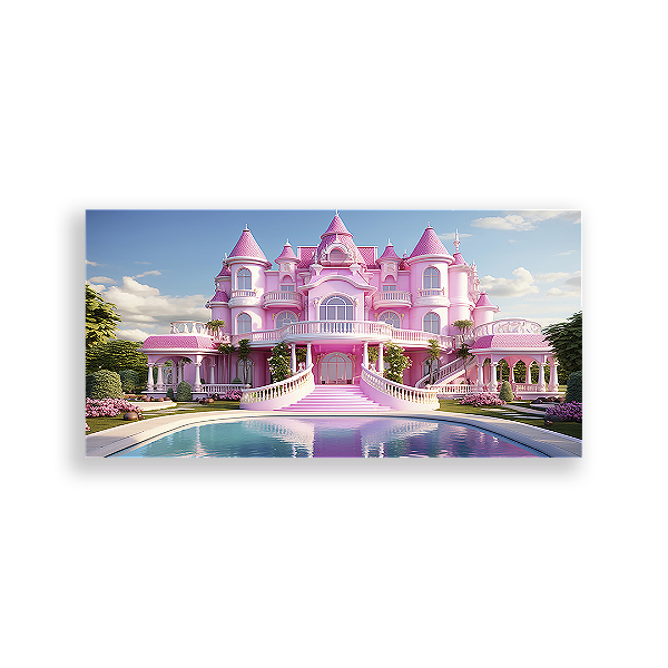 Painel Retangular - Barbie - Sublimado 3D