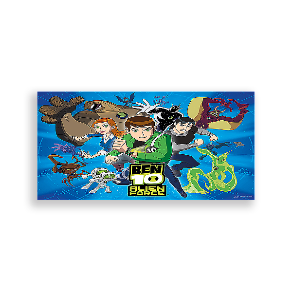 Painel Retangular - Ben 10 - Sublimado 3D