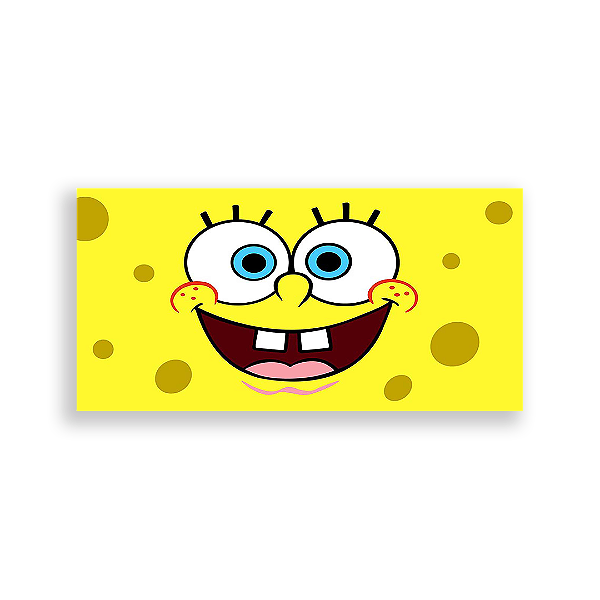 Painel Retangular - Bob Esponja - Sublimado 3D