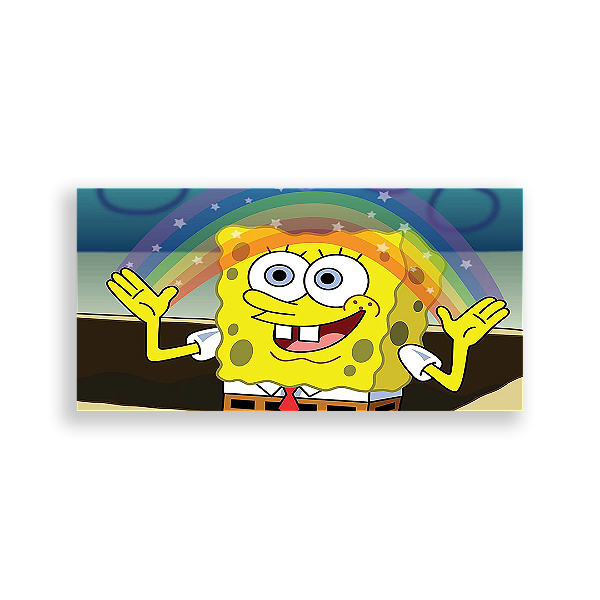 Painel Retangular - Bob Esponja - Sublimado 3D
