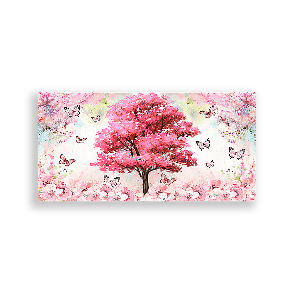 Painel Retangular - Borboletas - Sublimado 3D