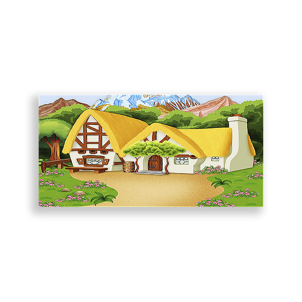 Painel Retangular - Branca De Neve - Sublimado 3D