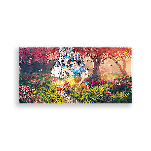 Painel Retangular - Branca De Neve - Sublimado 3D