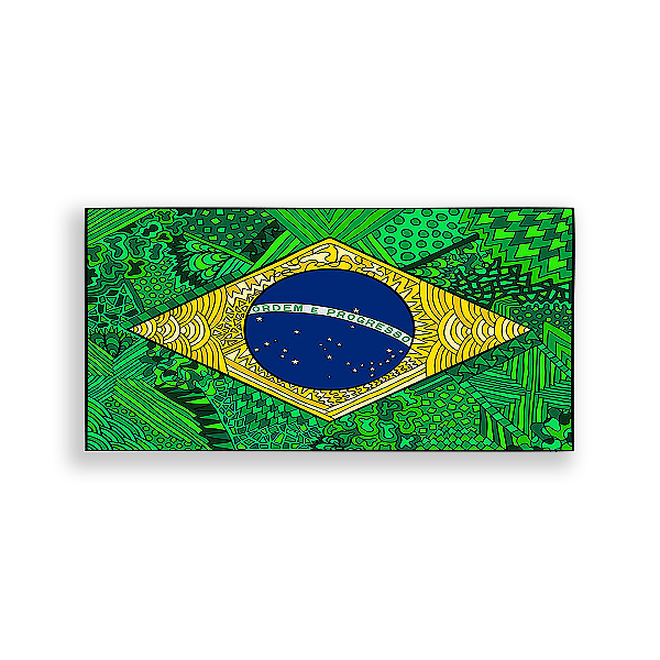 Painel Retangular - Brasil Esportes - Sublimado 3D
