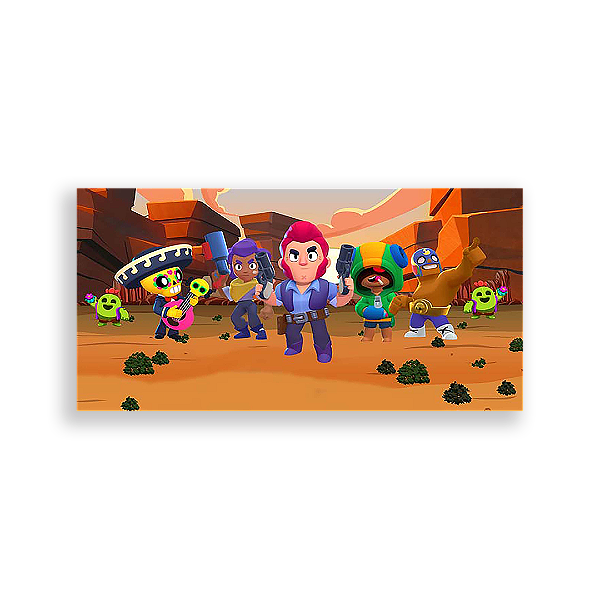 Painel Retangular - Brawl Stars - Sublimado 3D