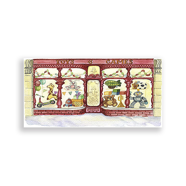 Painel Retangular - Brinquedos - Sublimado 3D