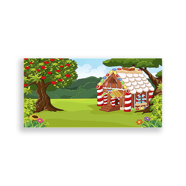 Painel Retangular - Candy Land - Sublimado 3D