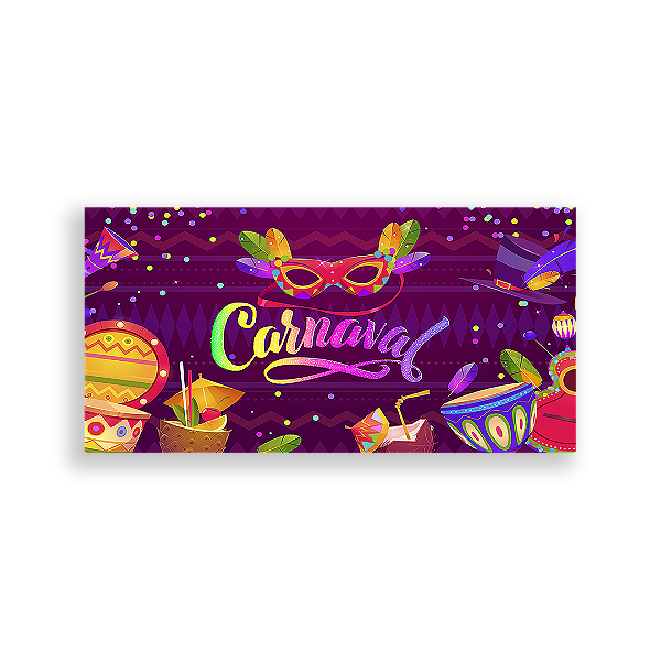 Painel Retangular - Carnaval - Sublimado 3D