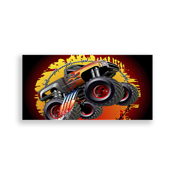 Painel Retangular - Carros Fórmula 1 - Sublimado 3D