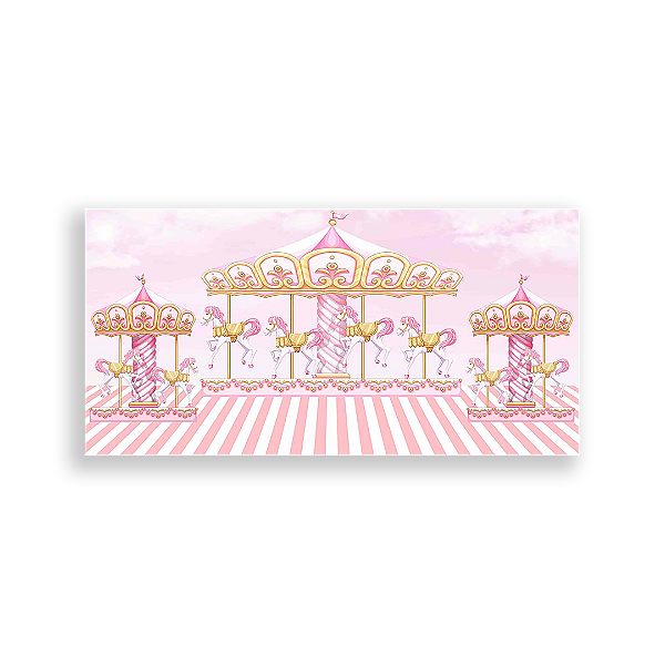 Painel Retangular - Carrossel - Sublimado 3D