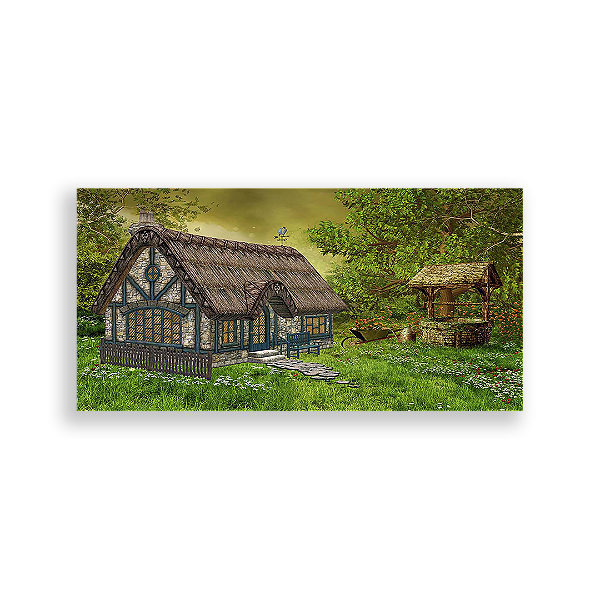 Painel Retangular - Casas - Sublimado 3D