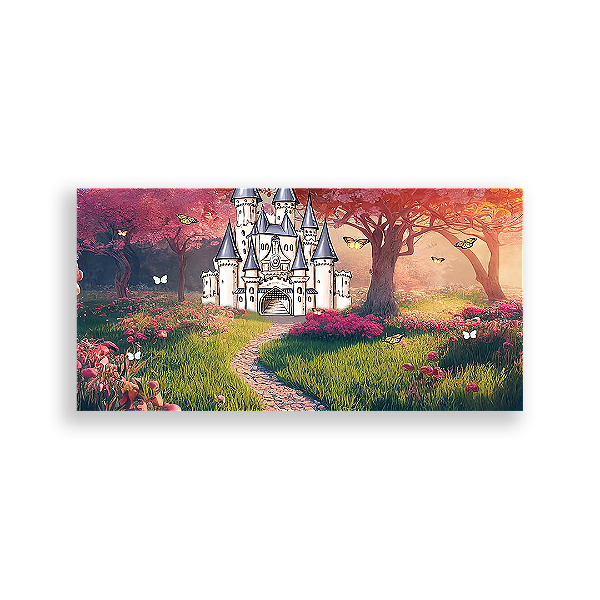 Painel Retangular - Castelos - Sublimado 3D