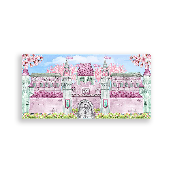 Painel Retangular - Castelos - Sublimado 3D
