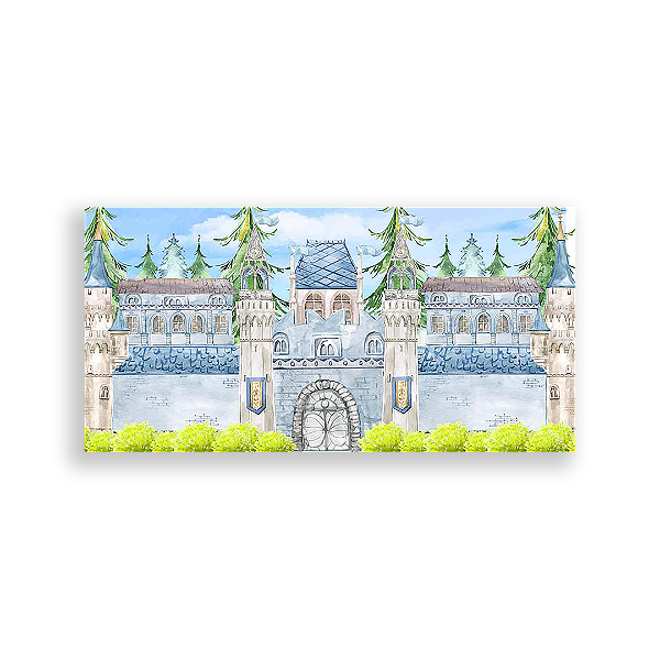 Painel Retangular - Castelos - Sublimado 3D