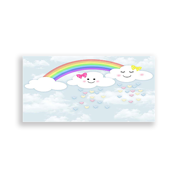 Painel Retangular - Chuva De Amor - Sublimado 3D