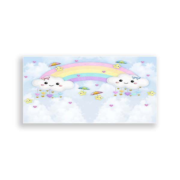 Painel Retangular - Chuva De Amor - Sublimado 3D