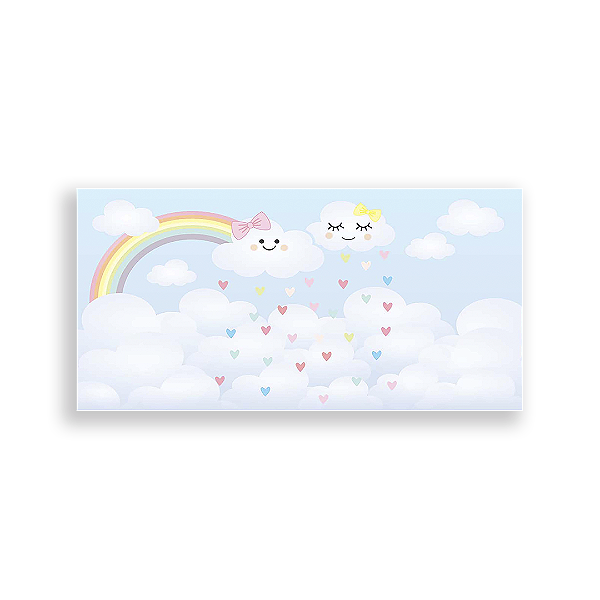 Painel Retangular - Chuva De Amor - Sublimado 3D