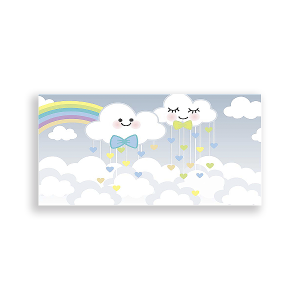 Painel Retangular - Chuva De Amor - Sublimado 3D