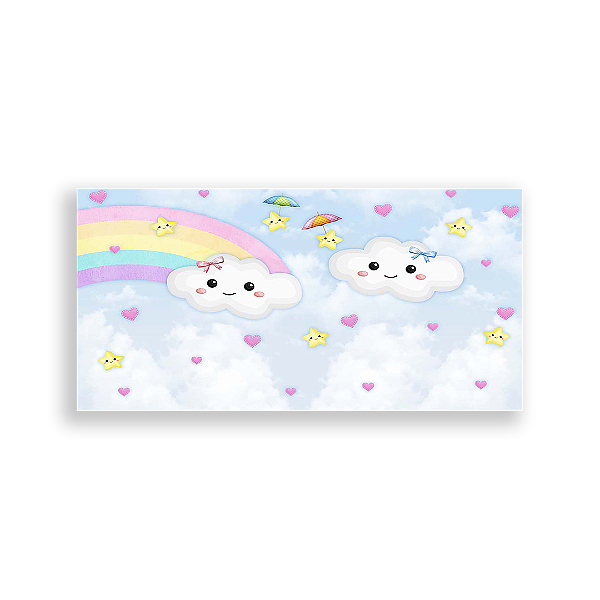 Painel Retangular - Chuva De Amor - Sublimado 3D