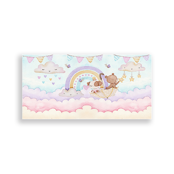 Painel Retangular - Chuva De Amor - Sublimado 3D