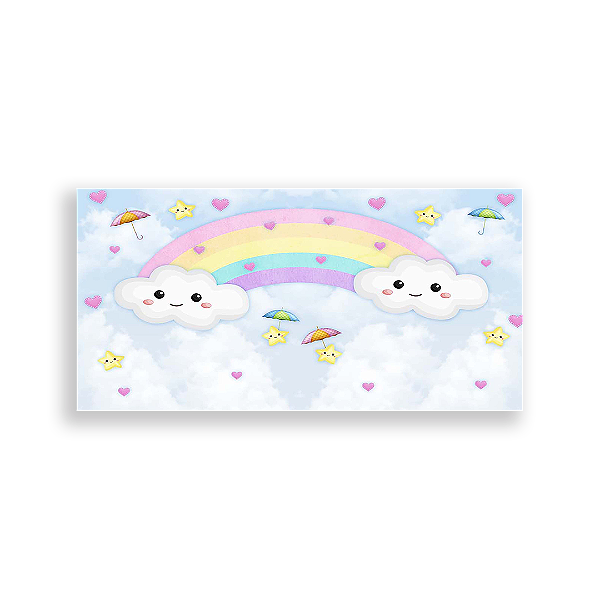 Painel Retangular - Chuva De Amor - Sublimado 3D